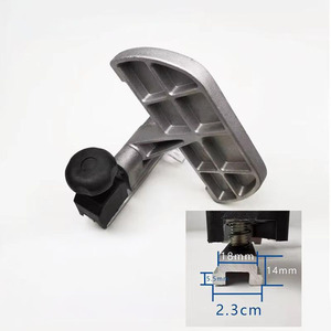 Piastra di Posizionamento di Precisione in Acciaio per Sega a Pannello, Accessori per Sega a Carro Scorrevole, Righello di Supporto per Taglio - Product Image 5