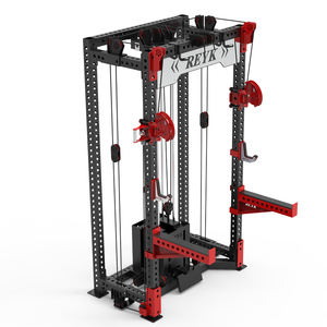 Peralatan Gym mesin <span class=keywords><strong>Smith</strong></span> pelatih rak jongkok sangkar daya multifungsi penggunaan di rumah untuk peralatan kebugaran latihan lengan - Product Image 6