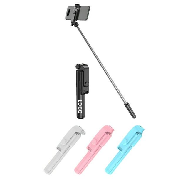 Custom Foldable Selfie Stick Tripod with Rotatable Head Portable Handheld Stand for Phone