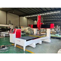 Máquina de Corte y Grabado CNC de 5 Ejes ATC para Materiales Compuestos de Fibra de Carbono, Fibra de Vidrio y Aluminio