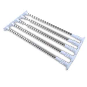 Tringles à rideaux de douche, rails et accessoires noirs écologiques 2022 – Nouvelle mode nigériane – Tringles à rideaux doubles en métal - Product Image 3