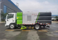 Balayeuse de rue Dongfeng Euro 6 5 m³ 5000 L avec moteur lavage et aspiration, nettoyage en une seule passe, toutes fonctions