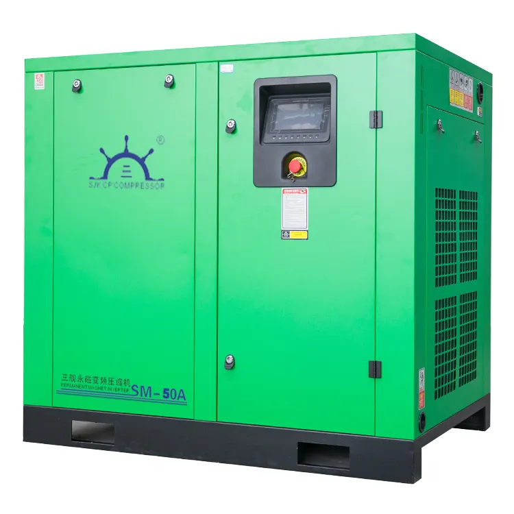 Luchtcompressor Machine Fabriek Verkoop Van 37kw 380v 50Hz Constante Snelheid Pm Schroef Luchtcompressor Industriële Apparatuur