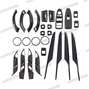 Accesorios Interiores de Fibra de Carbono para Automóviles BMW X1 X2 F48 F39 2016-2022, <span class=keywords><strong>Cubierta</strong></span> para Palanca de Cambios, Volante, Ajuste del Asiento, Elevador de Ventanas - Product Image 4