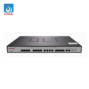 HSGQ-E08R เครือข่าย OLT FTTH EPON Gpon แร็คซัพพลายแบรนด์มากที่สุด Ftth โซลูชั่น Onu 8พอร์ต EPON Olt