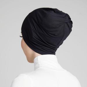 หมวกฮิญาบสีพื้นสำหรับสวมใส่ในชีวิตประจำวัน สวมใส่สบาย ระบายอากาศได้ดี นุ่ม ยืดหยุ่น ปรับแต่งได้ สำหรับสุภาพสตรี - Product Image 2