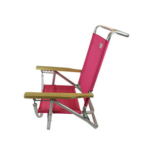 Extérieur promotionnel En Aluminium En Métal Léger Pliant <span class=keywords><strong>Camping</strong></span> Chaise de <span class=keywords><strong>Plage</strong></span> Basse avec Accoudoir En <span class=keywords><strong>Bois</strong></span> - Product Image 3