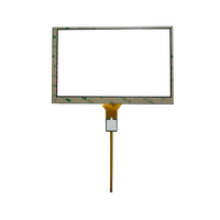 Écran tactile capacitif PCAP anti-reflet personnalisé de 7 pouces, contrôleur GT911, I2C, pas de 0,5 mm, FPC, panneau tactile industriel pour module LCD