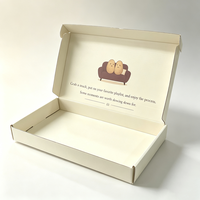 Boîtes d'expédition en carton ondulé personnalisées en papier coloré pour vêtements et chapeaux