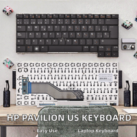 Nouveau clavier pour ordinateur portable Pavilion 15-cs 15-da 15-db 15-dw 17-by 17-ca, optique filaire USB/PS/2, disposition US standard