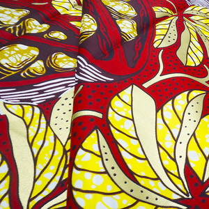 Vente en gros de haute qualité Offre Spéciale variété de beaux motifs de couleur stock doux 100% coton <span class=keywords><strong>tissu</strong></span> <span class=keywords><strong>africain</strong></span> doré <span class=keywords><strong>robe</strong></span> imprimée à la cire - Product Image 3