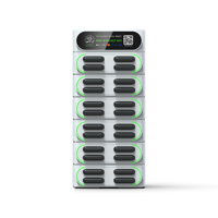 Produk baru Stackable Bank daya berbagi pengisi daya nirkabel cepat kios berbagi Mesin Penjual telepon stasiun sewa Powerbank