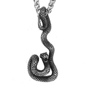 Yunnique-collar con colgante de serpiente de plata tibetana, joyería Punk Hip Hop Unisex, diseño geométrico con forma de Animal, JD215 - Product Image 4