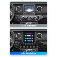 CARUPEZ Radio de Auto Android IPS de 9.7 Pulgadas para Jeep Wrangler JL/Gladiator 2018-2023, GPS, DSP, 1 Año de Garantía, Cámara de Reversa Vertical