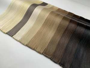 Prêt à Expédier Populaire Vrais Extensions de Cheveux Humains Genius Trame Double Trame Dessinée Extensions de Cheveux Humains - Product Image 2