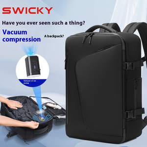 Sac à dos de voyage multifonctionnel haut de gamme pour homme, grande capacité, compression sous vide, personnalisable, polyester, sac à dos à fermeture sous vide - Product Image 5