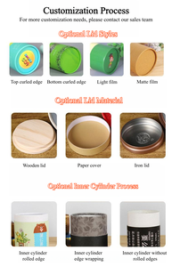 Baoren Premium Cylinder Box Cosmétique Huile Essentielle Soins de la Peau Thé Grains de Café Tube Carton Boîtes Rondes Tube de Papier Emballage - Product Image 5