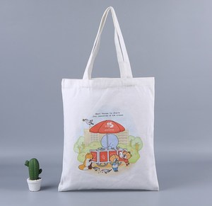 Sac fourre-tout écologique en toile de coton imprimé personnalisé Recyclable Usage quotidien et publicité Handletote Sac à provisions pour l'<span class=keywords><strong>achat</strong></span> - Product Image 3