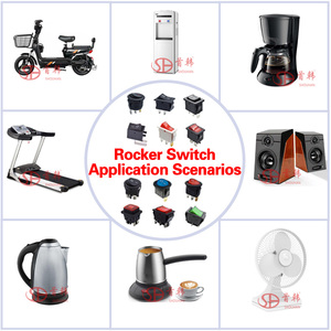 Một cửa mua hỗ trợ tùy biến Red Boat Shape chuyển 3pin on off trên 2pin on off Rocker chuyển vòng - Product Image 4