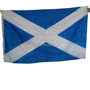 Bandera escocesa con dos arandelas, 100% poliéster, 3x5 pies, disponible, barato - Product Image 1