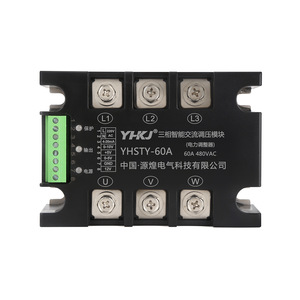 โมดูลควบคุมแรงดันไฟฟ้าสามเฟส Yuanhuang Technology YHTY 100 240VAC 120A 200A โซลิดสเตตรีเลย์ - Product Image 2