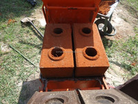 Machine manuelle QMR 2-40 personnalisée et colorée, petite/mini, pour la construction, conçue pour l'Afrique, l'Ouganda, le Nigéria