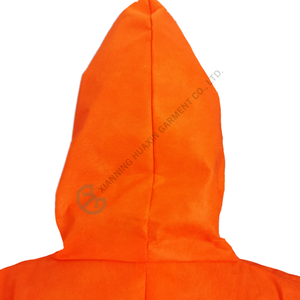 Wasserdichter, antistatischer, asbestresistenter, radioaktivem Partikelschutzmittel beständiger Overall, leuchtend orange, Schutzklasse C - Product Image 4