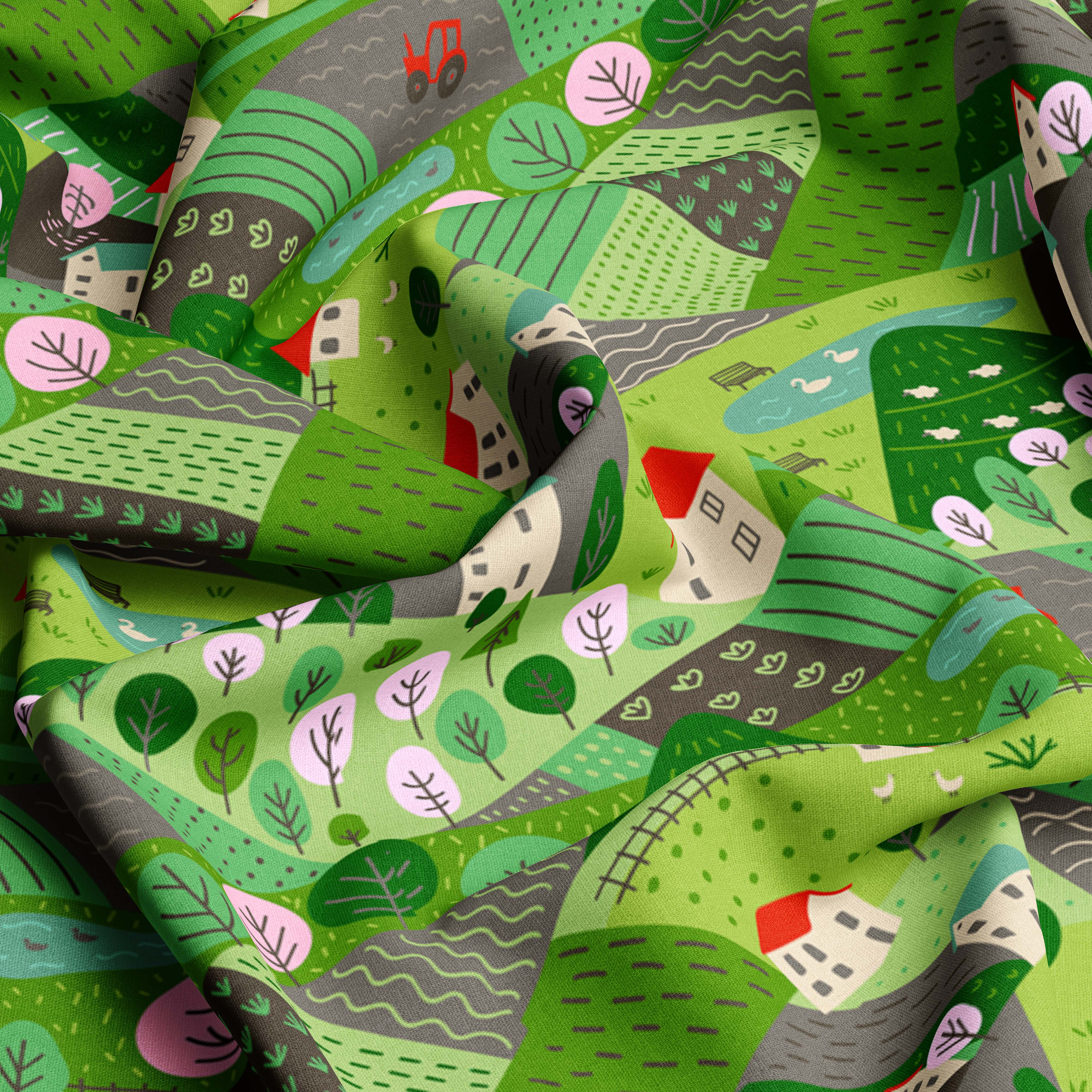 High Quality Nylon Bonded Fabric Making Bag Material Accept OEM&ODM Digital Printing for Girls