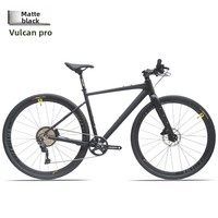 Vélo de route tout-terrain HULDABIKE Huluda Fire God 700C en alliage d'aluminium, 10 vitesses, fourche rigide en fibre de carbone, freins à double disque