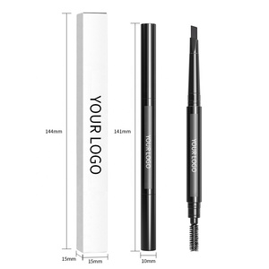 0.5mm Triangle automatique haute pigmenté imperméable à l'eau longue durée végétalien anti-transpiration marque privée Logo personnalisé <span class=keywords><strong>crayon</strong></span> à sourcils - Product Image 5