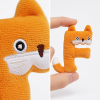 Mainan Hewan Peliharaan Alfabet Plush Berbunyi 26 Desain Hewan Huruf, Mainan Kunyah Anjing Kucing Lembut, Grosir OEM ODM Pabrik