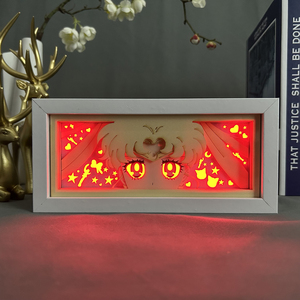 3D Anime Sailor Moon Eyes caja de luz sombra caja de luz Manga Led noche luz dormitorio decoración lámpara de mesa animación luz nocturna - Product Image 3