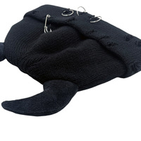 Gorro de Punto Jacquard Transpirable e Impermeable Deviruchi Ears para Otoño e Invierno, Casual, para Hombre y Mujer, para Viajes en Clima Frío