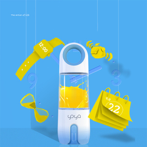 Licuadora Portátil Recargable por USB WXL169, Venta al por Mayor, Mezcladora de Frutas y Verduras para Smoothies, Vaso Licuadora con 4 Cuchillas - Product Image 4