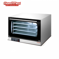 Horno de Convección Eléctrico Comercial de Acero Inoxidable en Oferta, Horno de Aire Caliente para Catering, Panadería y Restaurante