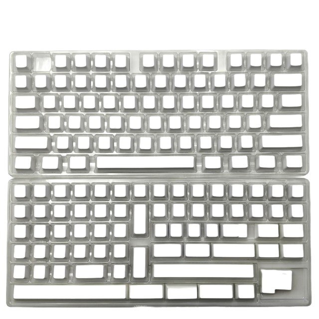 OEM Height Blank Key Caps Large Full Set of 141 Keys PBT Material Custom Five-Sided Sublimation OEM Keycaps