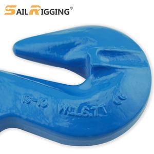 G100 Giả Mạo Thép Hợp Kim <span class=keywords><strong>Clevis</strong></span> Lấy Móc 8Mm 10Mm 13Mm Ý Loại Móc Cần Cẩu Nâng Sling Móc - Product Image 6