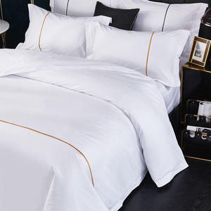 Tùy Chỉnh 4Pcs 100% Cotton Sheridan Bộ Đồ Giường Đặt Khách Sạn Trắng Tấm Ga Giường Đặt <span class=keywords><strong>800</strong></span> Chủ Đề Đếm - Product Image 3