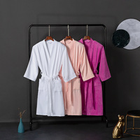 Prix d'usine pour peignoir en coton pour enfants, peignoir à capuche pour enfants, peignoir léger pour femmes