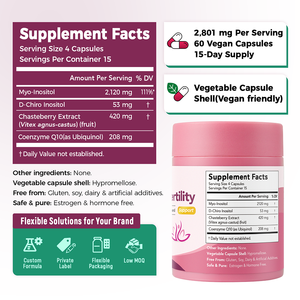 Chinaherbs - Mioinositol Vegano Premium al por Mayor para el Apoyo a la Fertilidad Ovárica, Mejora la Calidad <span class=keywords><strong>de</strong></span> los Óvulos y la Energía, Preparación para el Embarazo - Product Image 6