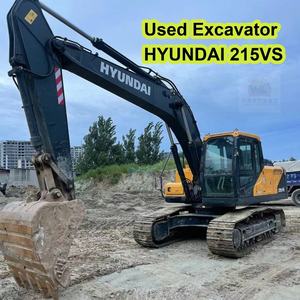 Excavatrice d'occasion Hyundai 215VS de 21 tonnes, haute performance, d'origine coréenne, en bon état, en stock, pour travaux de terrassement. - Product Image 1