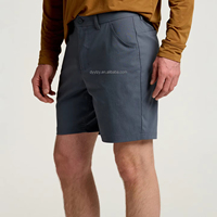 Short de gymnastique léger Topogrid de 5 pouces pour hommes séchage rapide extensible en nylon Ripstop décontracté poches fixes à la taille pour la pêche athlétique