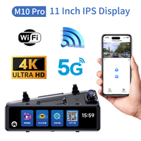 Dashcam M10Pro 4k Kamera Depan dan Belakang dengan ADAS Layar Sentuh IPS 11-Inci WiFi Terintegrasi & Kontrol Suara Garansi 1 Tahun