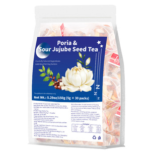 Té de Poria Cocos y Semillas de Azufaifo Secas a Granel, Sin Cafeína, Saludable, Adelgazante, Detox, Pérdida de Peso, Vientre Plano, OEM/ODM, Marca Privada - Product Image 4