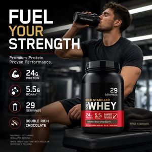 Poudre de protéines de lactosérum isolée avec créatine pour la croissance musculaire et l'énergie chez les adultes - Product Image 1