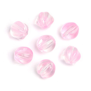 10mm Popular Design Colorful Glass Pumpkin Loose <b>Beads</b> Through Hole Lantern Accessories Jewelry Making - Product Image 4