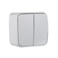 Interruptor de pared de un botón, interruptor montado en suface, IP20, 10A