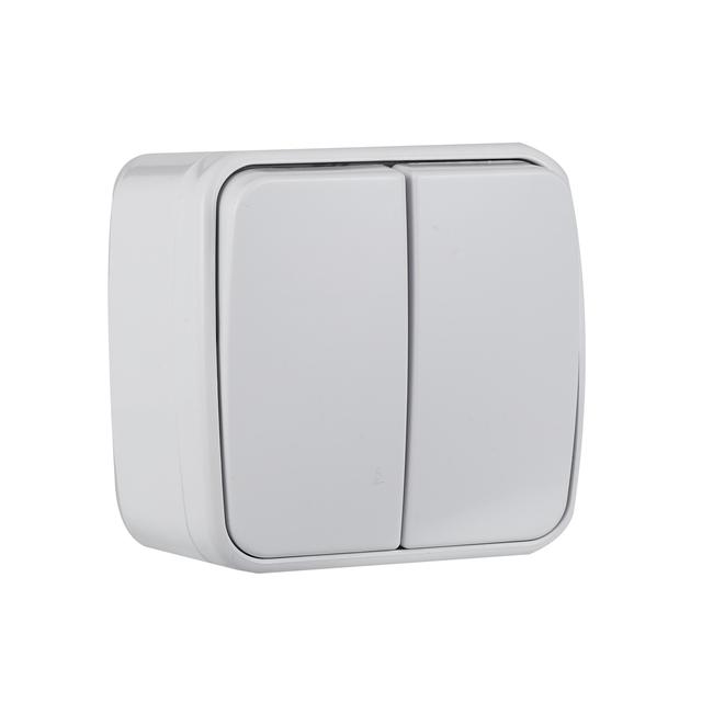 One Way One Button Wall Switch IP20 10A Suface Mounted One Gang Switch Socket