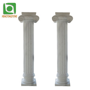 Ornamenti da Giardino in Pietra Naturale, Colonna Romana in Marmo - Product Image 3