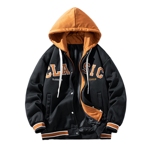 <span class=keywords><strong>Veste</strong></span> de <span class=keywords><strong>costume</strong></span> de Baseball de Style Hong Kong pour hommes nouvelle Collection printemps automne haut décontracté lettre à la mode coupe ample transfrontalière - Product Image 1